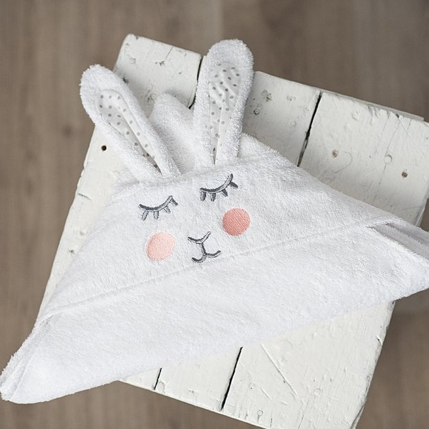 Baby bunny Hooded towel