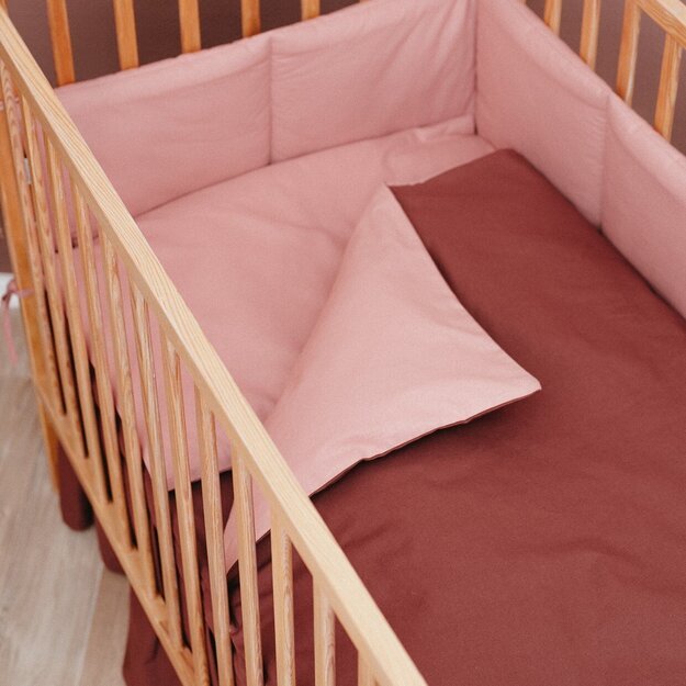 Coral Double Sided Baby Bedding 